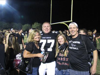 Pat Tallman, Desert Mountain High School Football photo.